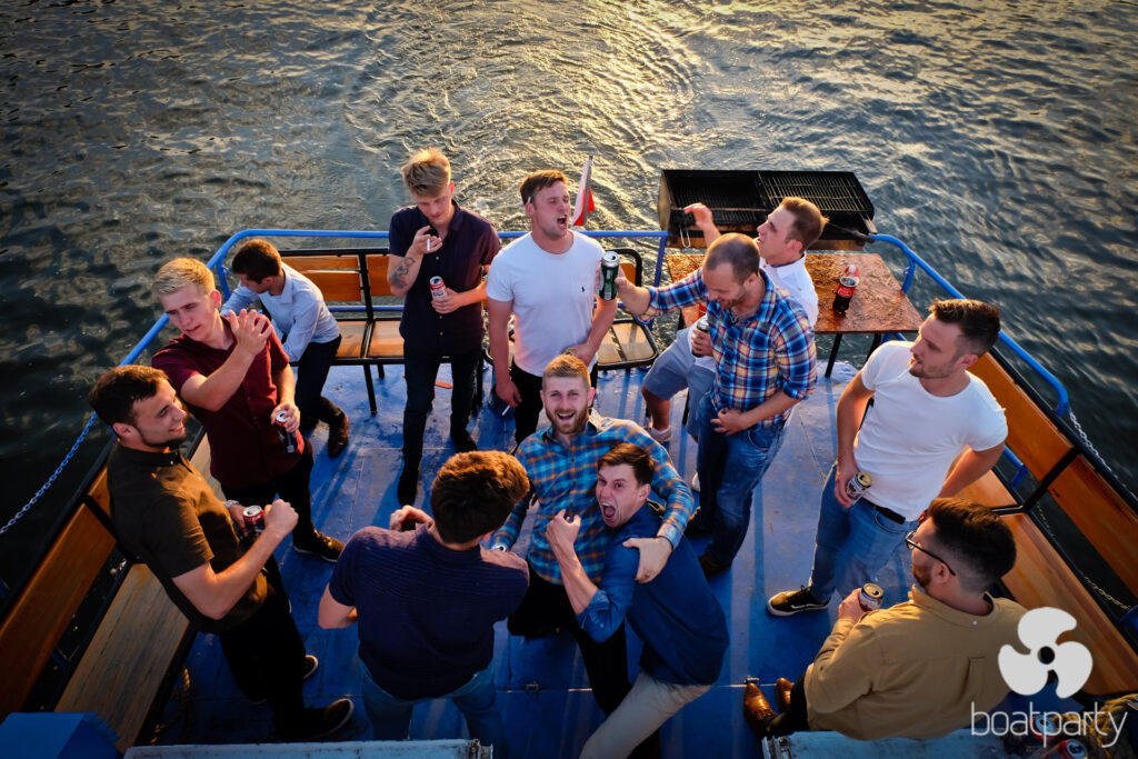 Party on board the boat