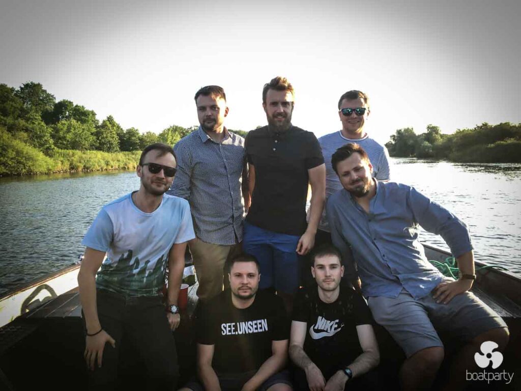 Stag do on a boat