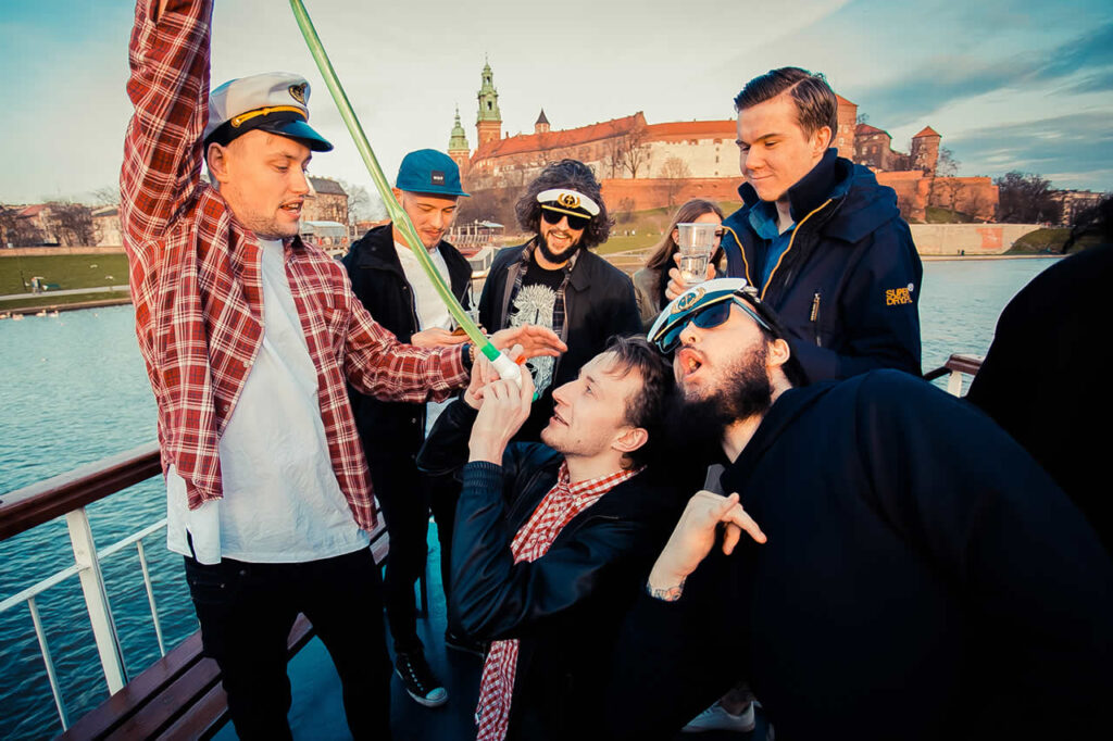 Boat party with a view of Wawel